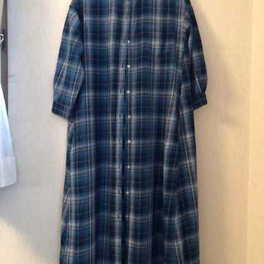 Unused Craft Standard Boutique Check Long Shirt Dr