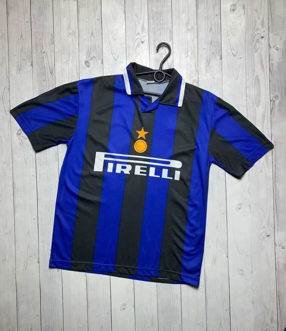 Streetwear × Vintage Vintage inter soccer tee log… - image 2