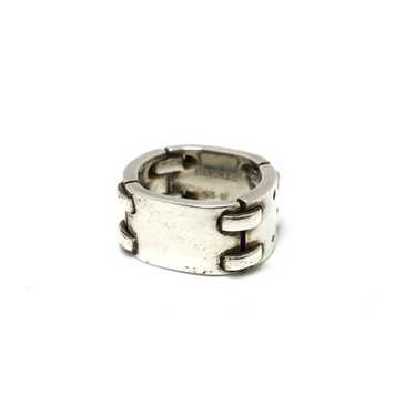 Hermes Hermes Chain Plate Ring SV925 Women's Silv… - image 1