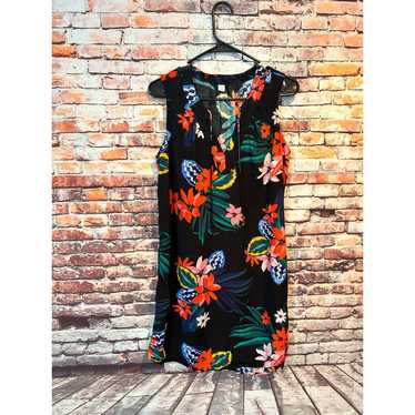 Black floral Old Navy Hawaiian dress sleeveless l… - image 1