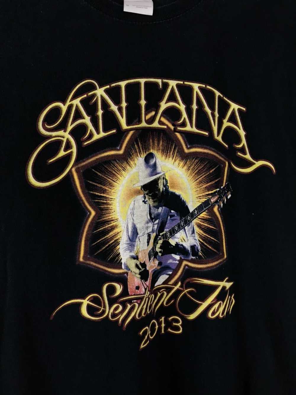 Band Tees × Rock T Shirt × Vintage Santana 2013 v… - image 3