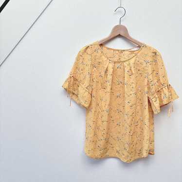 Reikazun / Floral Pattern / Blouse / Cut and Sew … - image 1