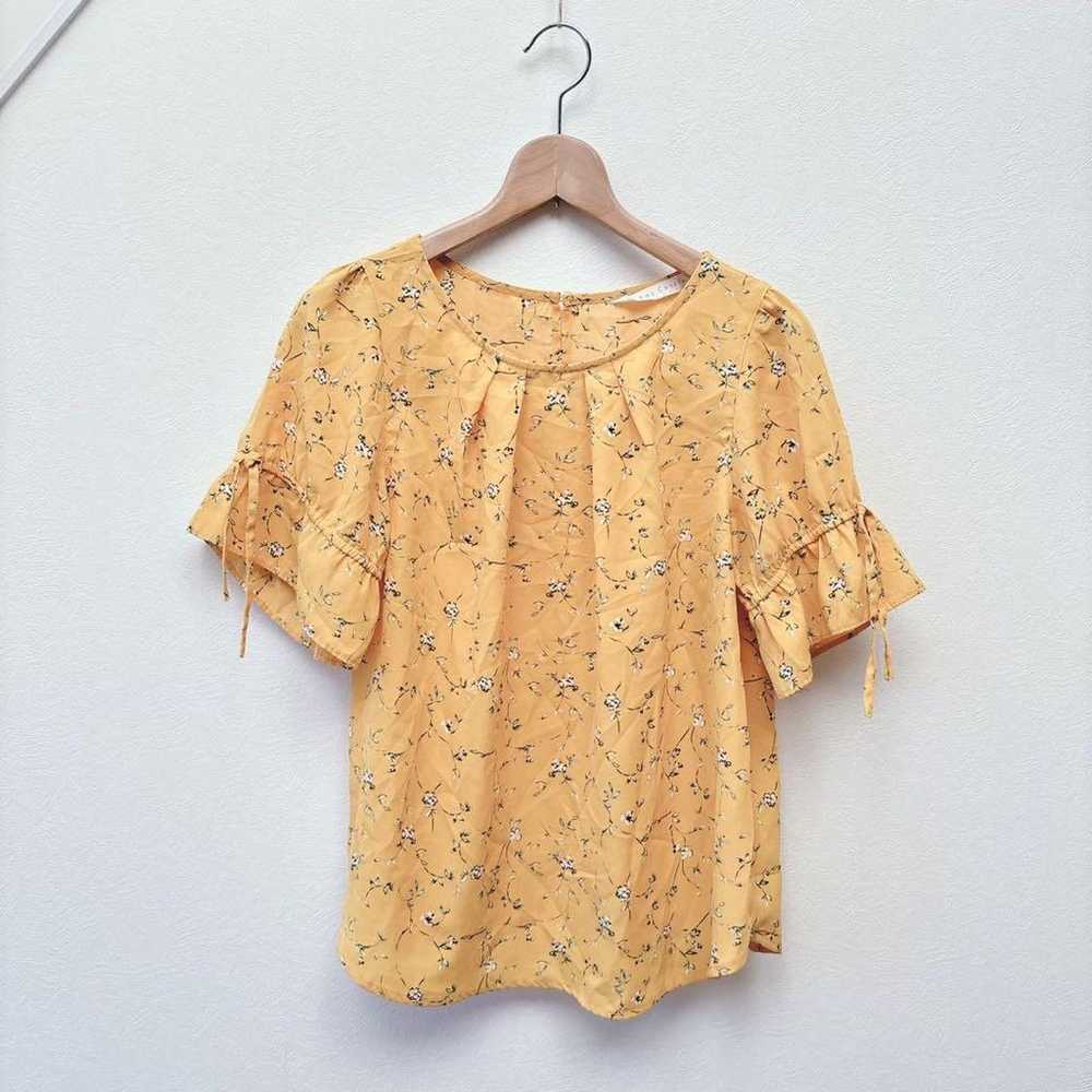 Reikazun / Floral Pattern / Blouse / Cut and Sew … - image 2