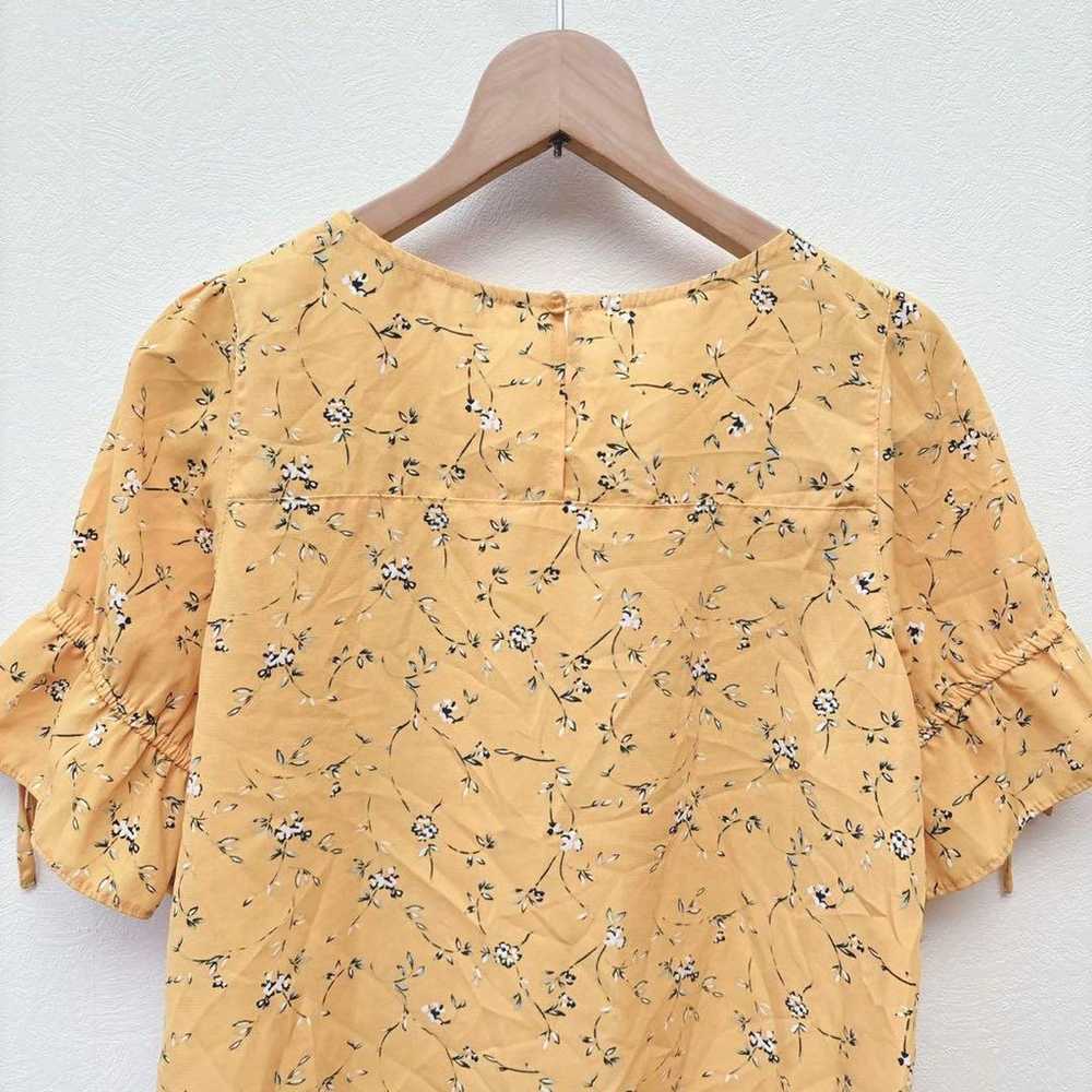 Reikazun / Floral Pattern / Blouse / Cut and Sew … - image 8