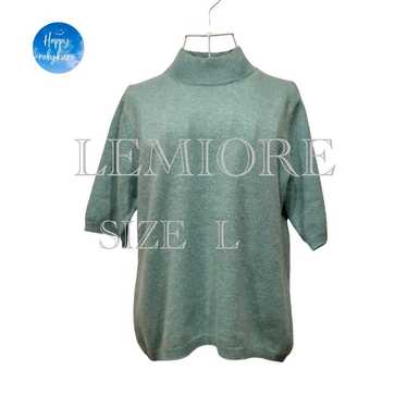 Lemioore (L) Short Sleeve Knit Sweater Top Light … - image 1