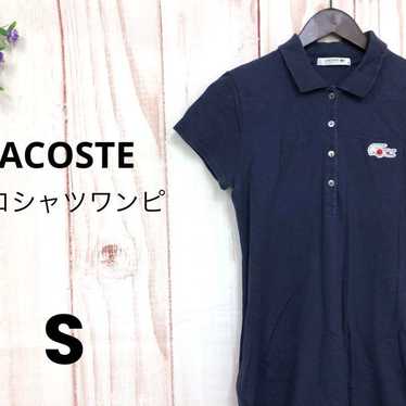 Lacoste Short Sleeve Polo Dress Knee-Length Sports