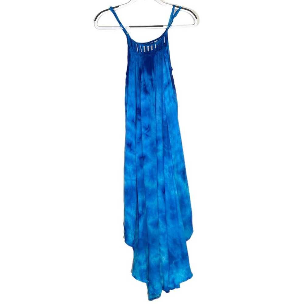 Raviya Tie-Dye Ocean Blue Dress - image 1