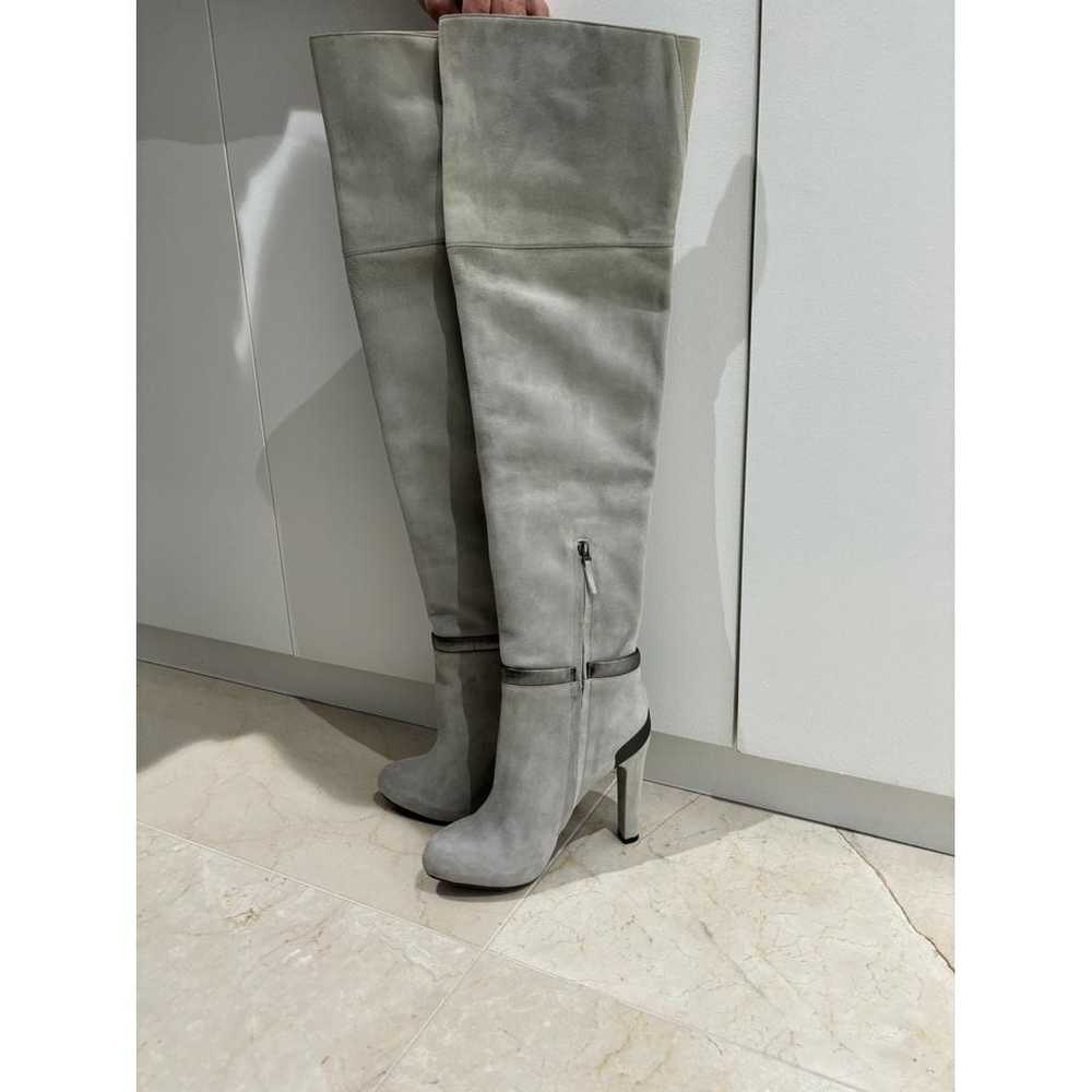 Fendi Leather riding boots - image 4