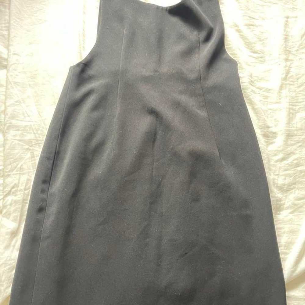 Black sleeveless dress - image 3