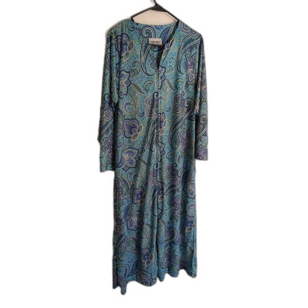 VTG Women's Anthony Richards 3/4 zip boho paisley… - image 2