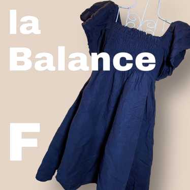 【la Balance】La Balance Navy Sleeveless Tunic F Lin