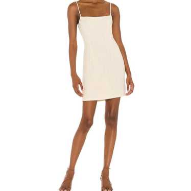 Saylor Tirzah Square Neck Cream Pointelle Knit Min