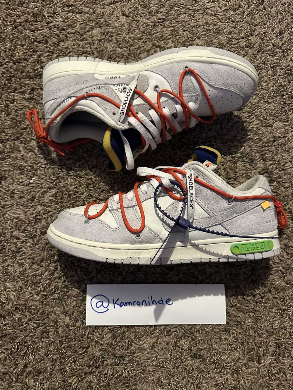 Nike × Off-White Off-White Nike Dunk Lot 13 of 50… - image 1