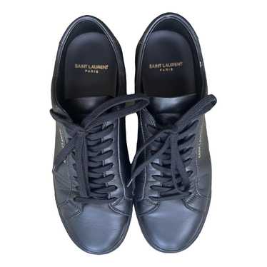 Saint Laurent Andy leather low trainers