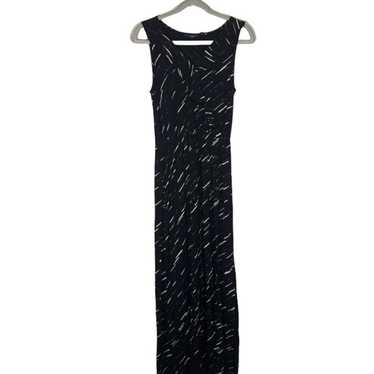 Apt. 9 Black & White Sleeveless V-Neck Side Slit … - image 1