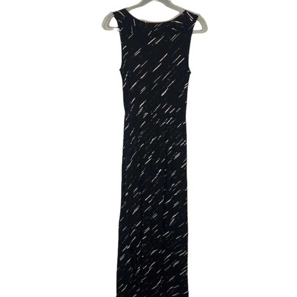 Apt. 9 Black & White Sleeveless V-Neck Side Slit … - image 2