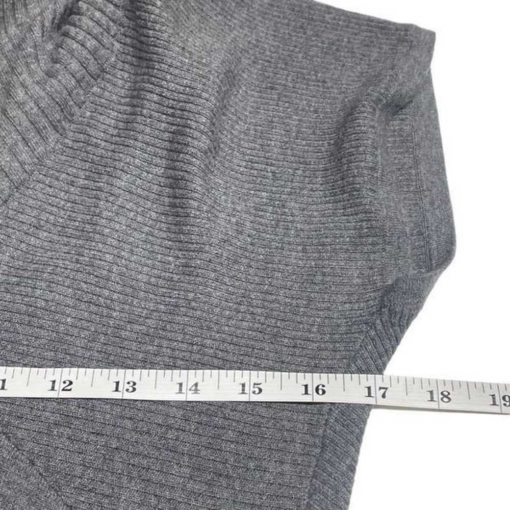 Banana Republic Gray Knit Cowl Tunic Dress - image 4