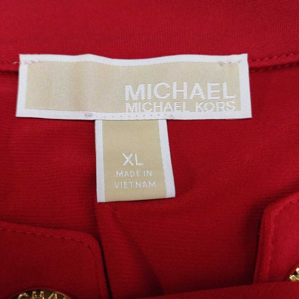 Michael Kors Dress Women's Red Sleeveless Stretch… - image 7