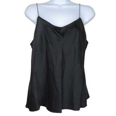 Dana Buchman 100% Silk Black Camisole Top Womens S