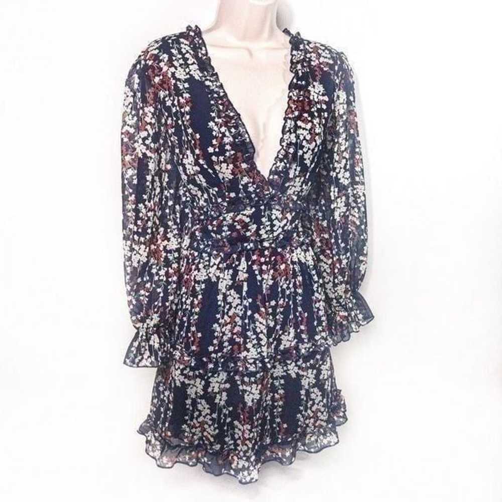 NWOT Ditsy Floral Backless Minidress Sz M - image 2