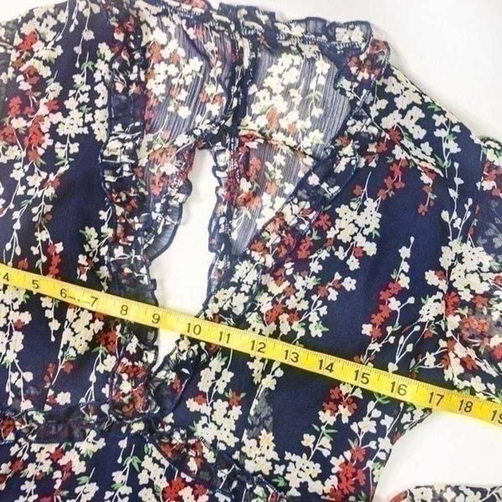 NWOT Ditsy Floral Backless Minidress Sz M - image 7