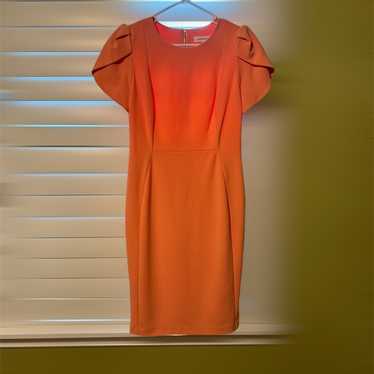 Calvin Klein dress coral color