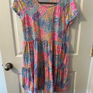 Lilly Pulitzer Geanna Swing hotsell Dress Multi Splendor In The Sand Small