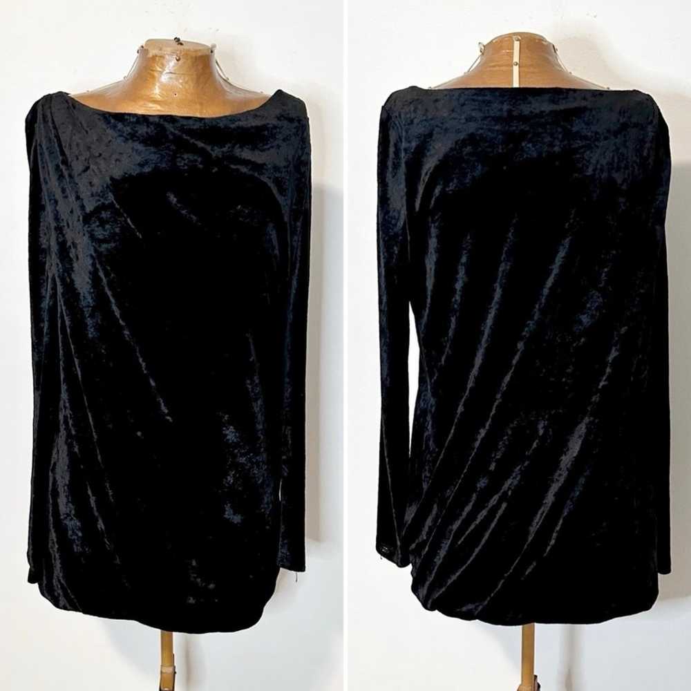 Vintage Juicy Couture Y2K Draped Velour Long Slee… - image 1