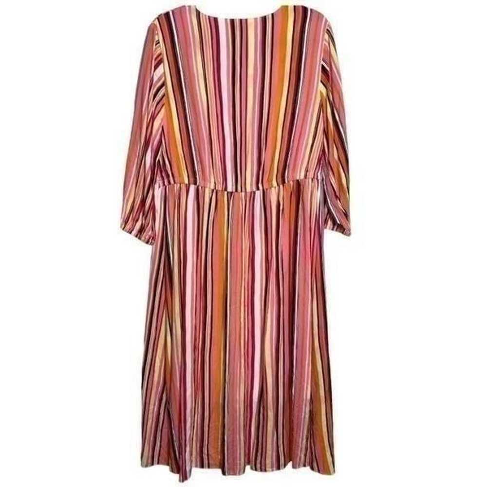 Lane Bryant Stripe Lightweight Dress 14 - image 2