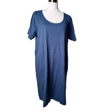 Fresh Produce Allure t-shirt dress navy blue moon… - image 1