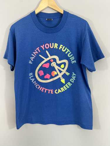 Vintage Single Stitch 80s Paint Your Future Neon T