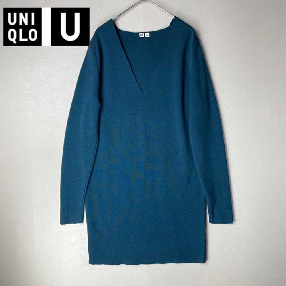 [UNIQLO U] k62 Wool Knit Dress Blue - image 1