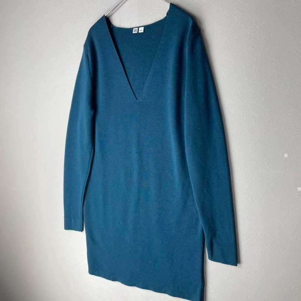 [UNIQLO U] k62 Wool Knit Dress Blue - image 2