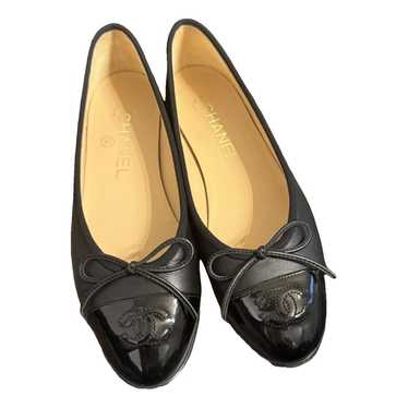 Chanel Slingback leather ballet flats