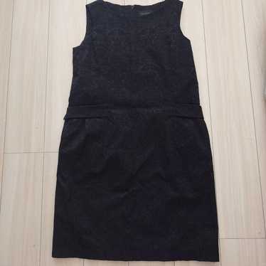 TALBOTS Black Sleeveless Knee-Length Dress - image 1