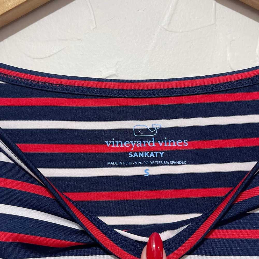 NWOT Vineyard Vines “Sankaty” navy/red/white stri… - image 4