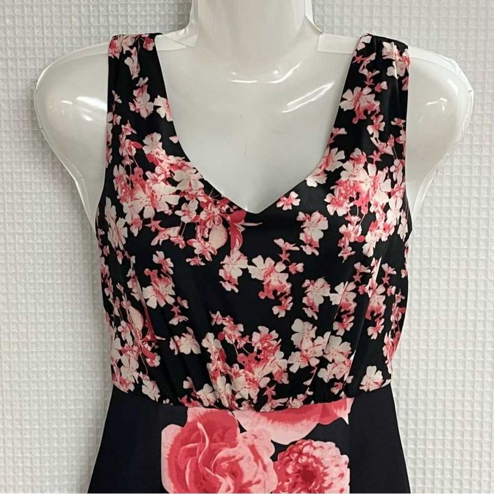 New York and Company ladies pink and black floral… - image 2