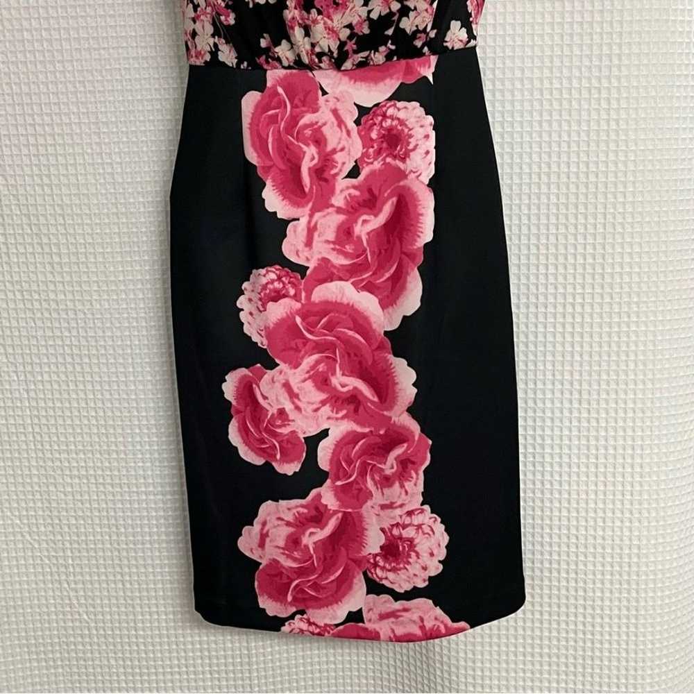 New York and Company ladies pink and black floral… - image 3