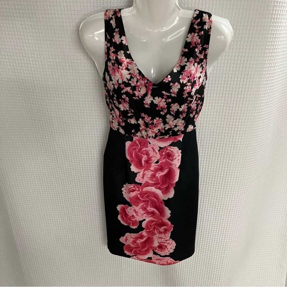 New York and Company ladies pink and black floral… - image 5