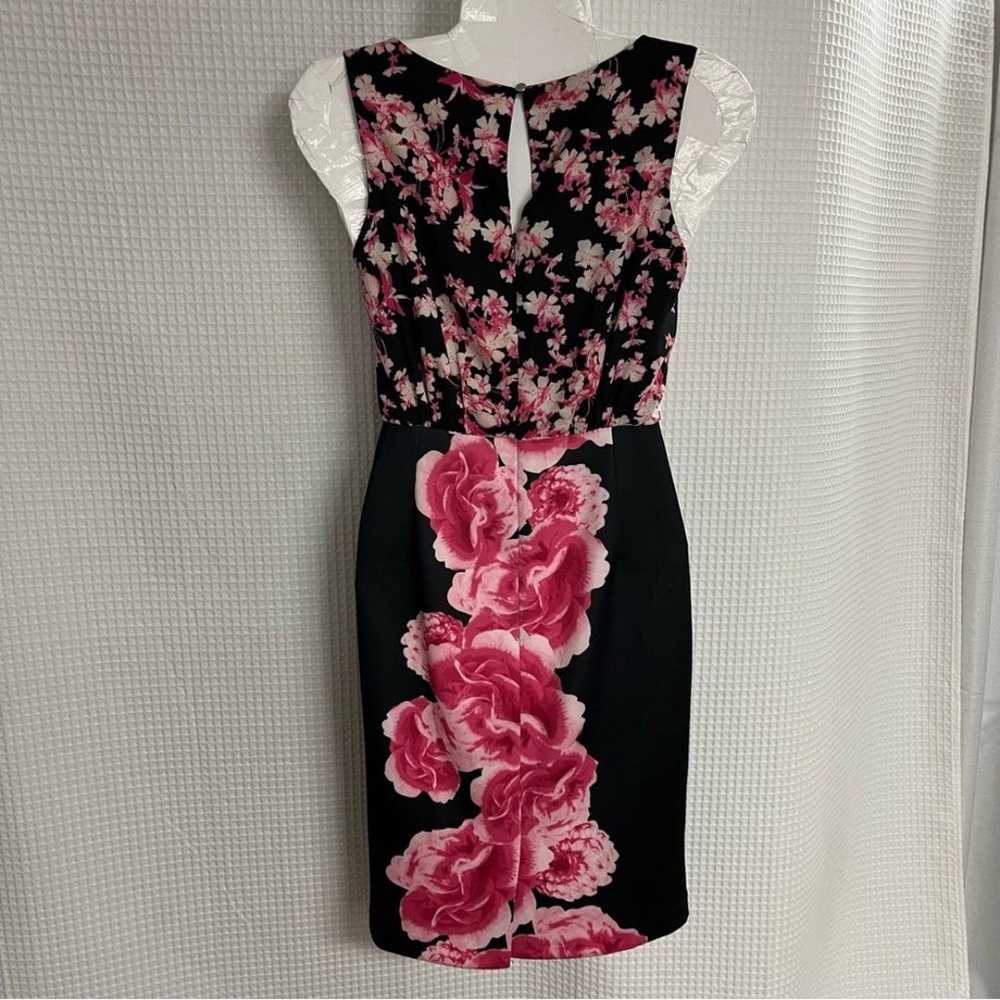 New York and Company ladies pink and black floral… - image 6