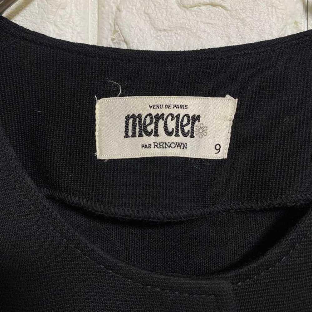 [mercler by RENOWN] Mixed Material Sleeveless Kne… - image 2