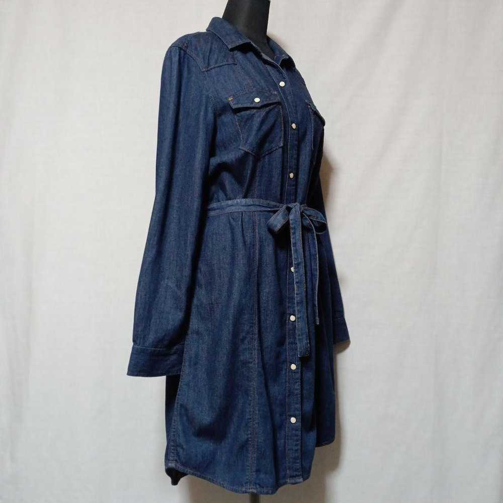 Excellent condition M GAP denim dress, shirt dres… - image 2