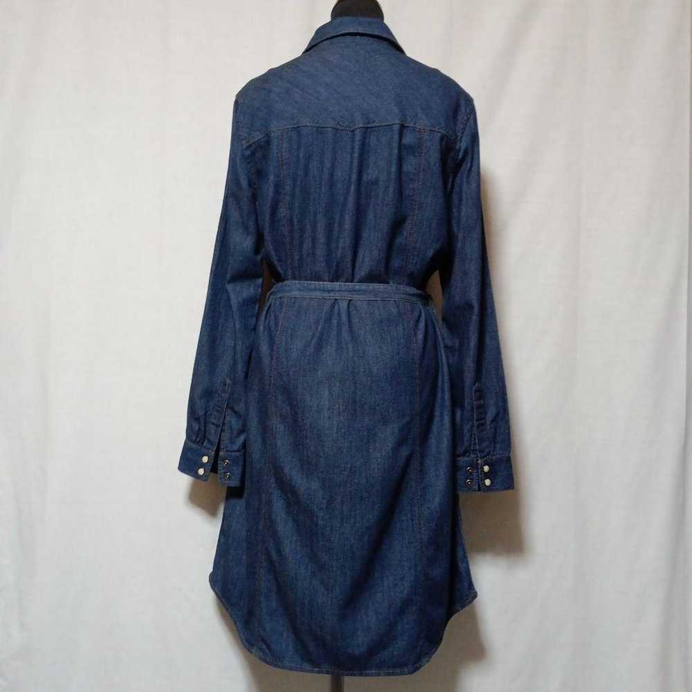 Excellent condition M GAP denim dress, shirt dres… - image 3