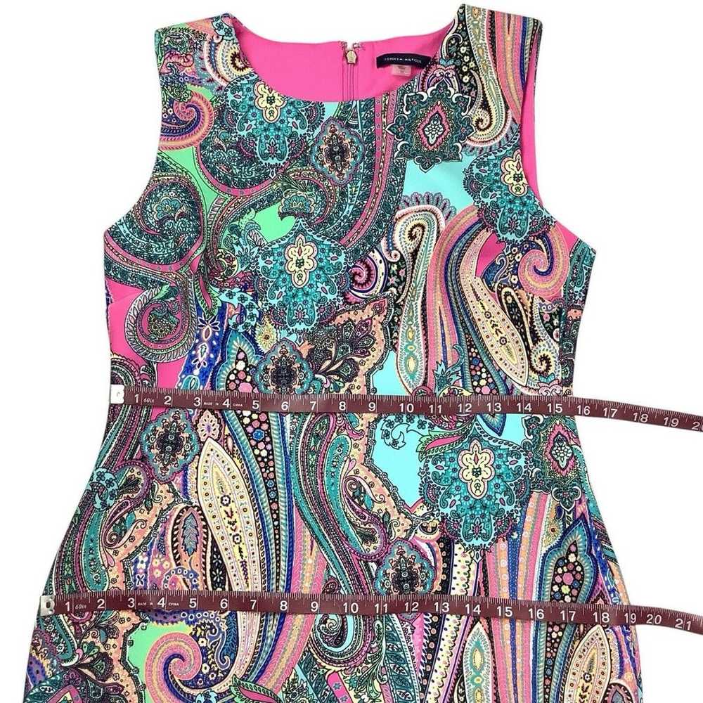 Tommy Hilfiger Multicolor Paisley Scuba Sleeveles… - image 10