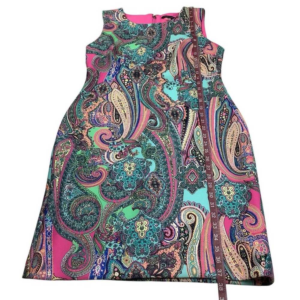 Tommy Hilfiger Multicolor Paisley Scuba Sleeveles… - image 11