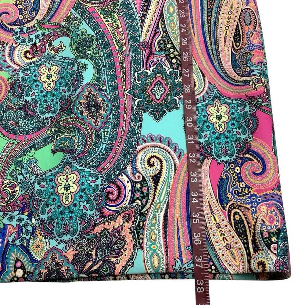 Tommy Hilfiger Multicolor Paisley Scuba Sleeveles… - image 12