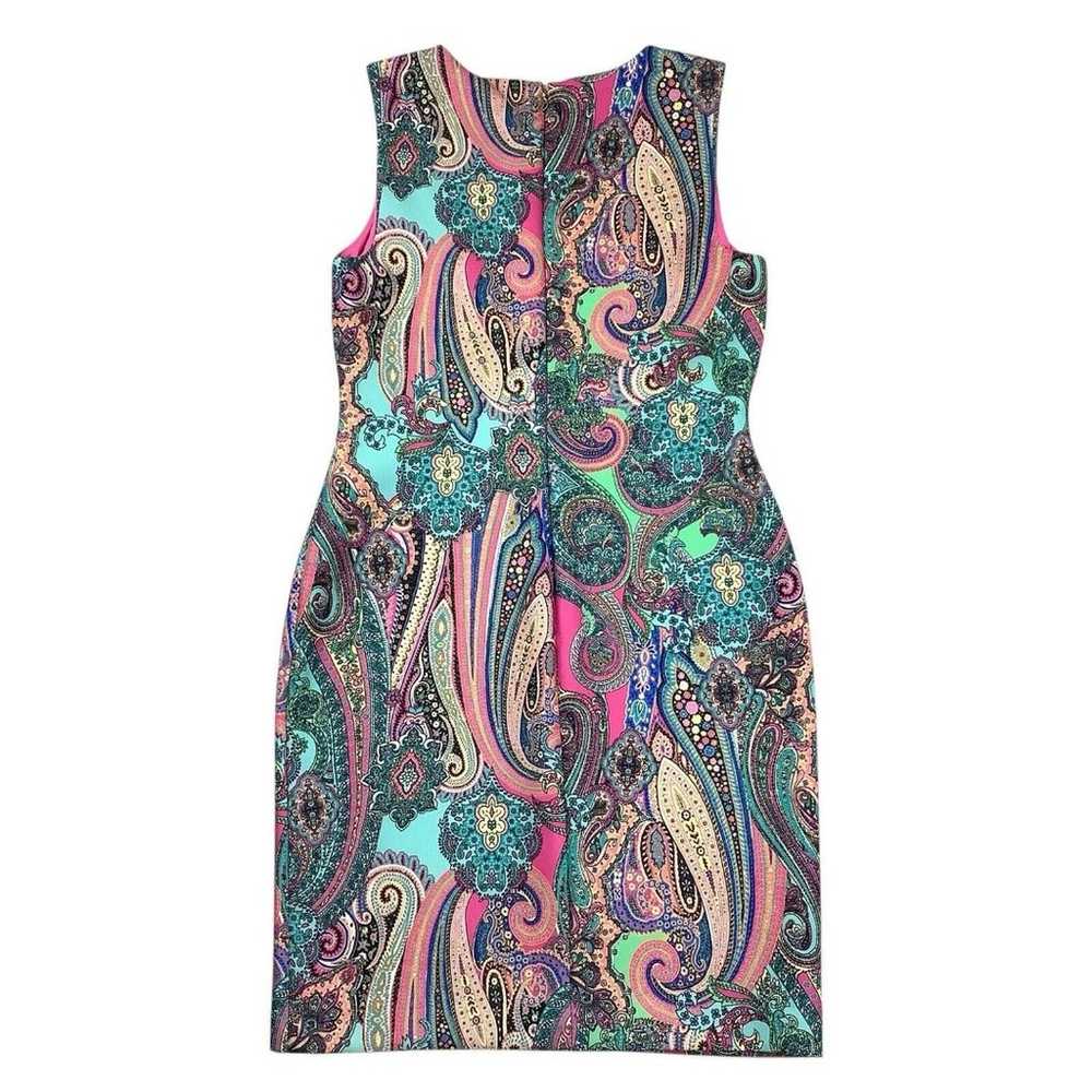 Tommy Hilfiger Multicolor Paisley Scuba Sleeveles… - image 3