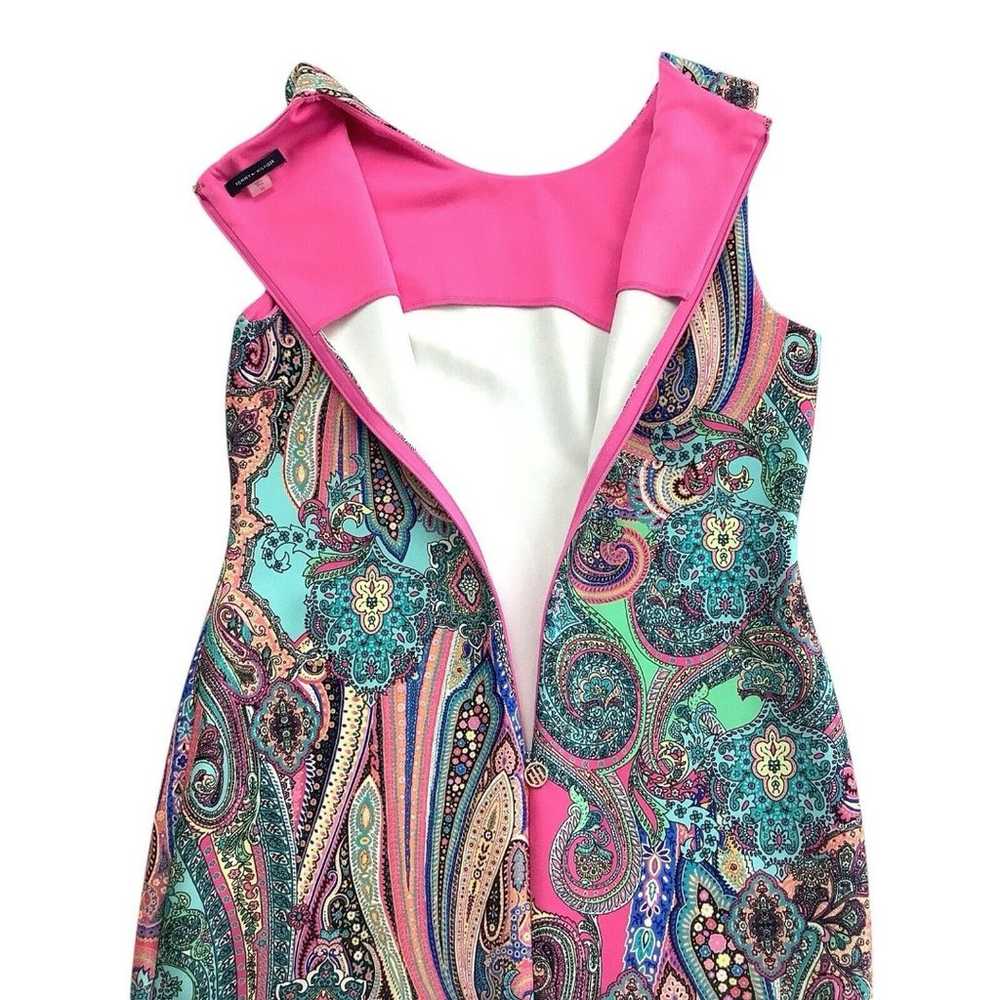 Tommy Hilfiger Multicolor Paisley Scuba Sleeveles… - image 4