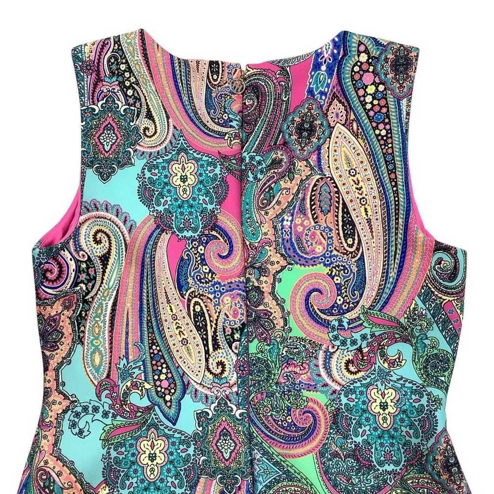 Tommy Hilfiger Multicolor Paisley Scuba Sleeveles… - image 5