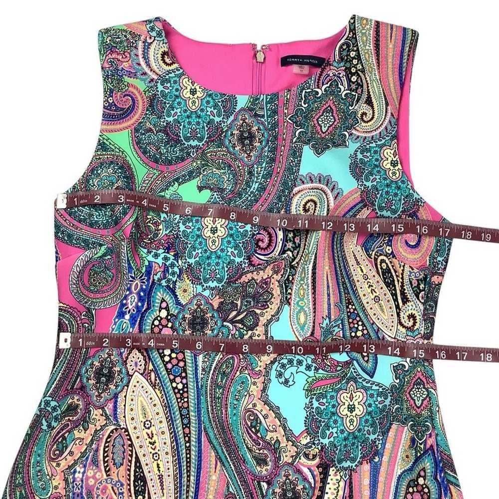 Tommy Hilfiger Multicolor Paisley Scuba Sleeveles… - image 9